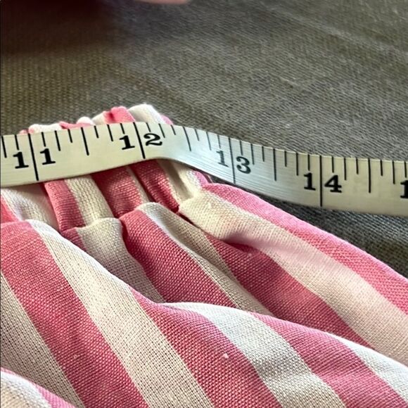 NEW Pink and White Striped Short Set - Picture 7 of 7